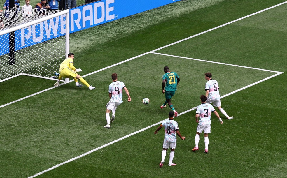 Partida entre Bélgica e Senegal na Copa do Mundo