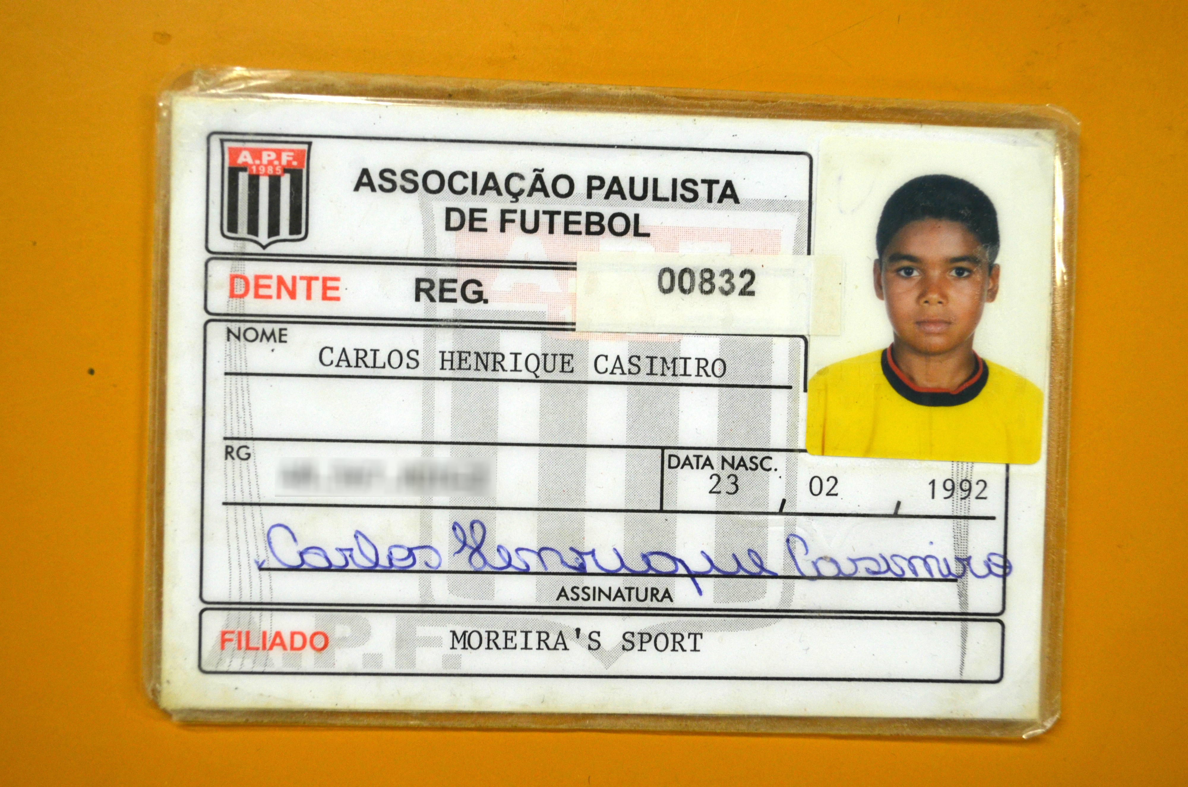 De Carlinho a Casemiro: veja histórias do início da carreira do volante da seleção brasileira