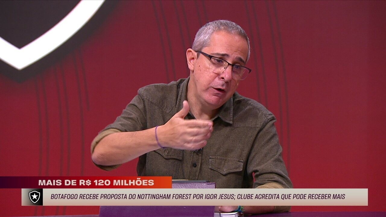 Clubes chegam a entendimento, e Igor Jesus está por detalhes de trocar Botafogo pelo Forest