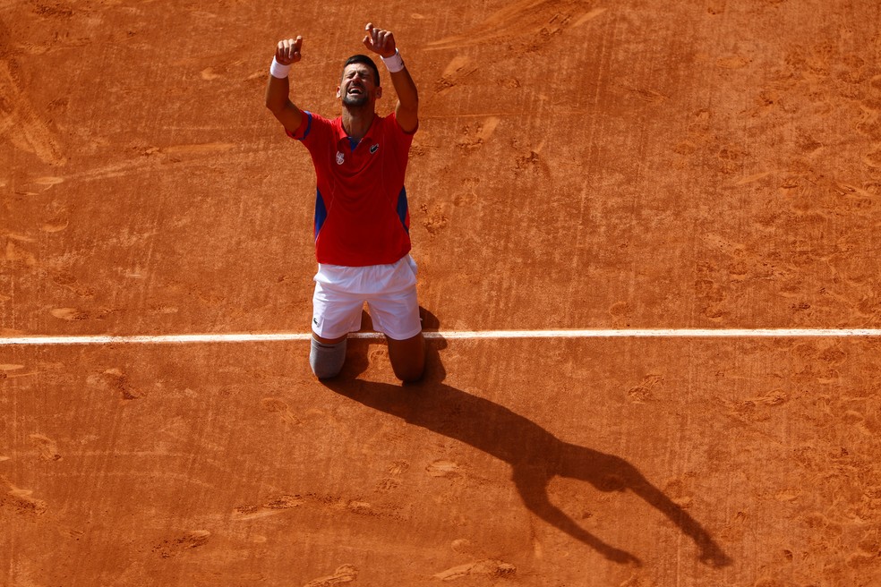 Djokovic é campeão olímpico — Foto: Reuters