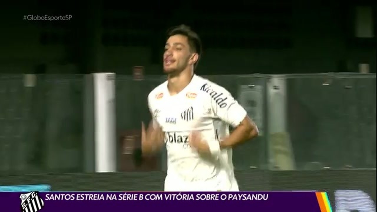 Santos estreia na série B com vitória sobre o Paysandu