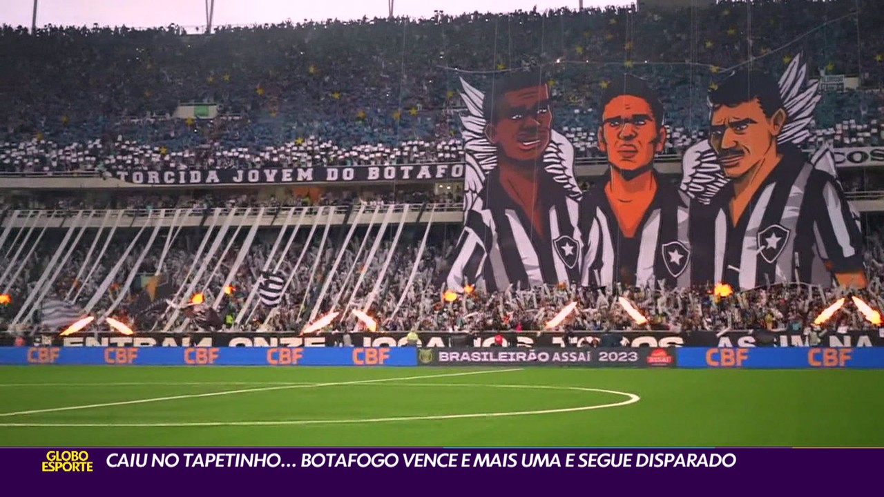 Caiu no tapetinho... Botafogo vence mais uma e segue disparado