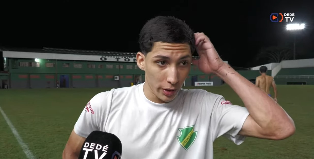 Atacante valoriza empate do Náuas no Acreano Série B: "A gente conseguiu duelar"