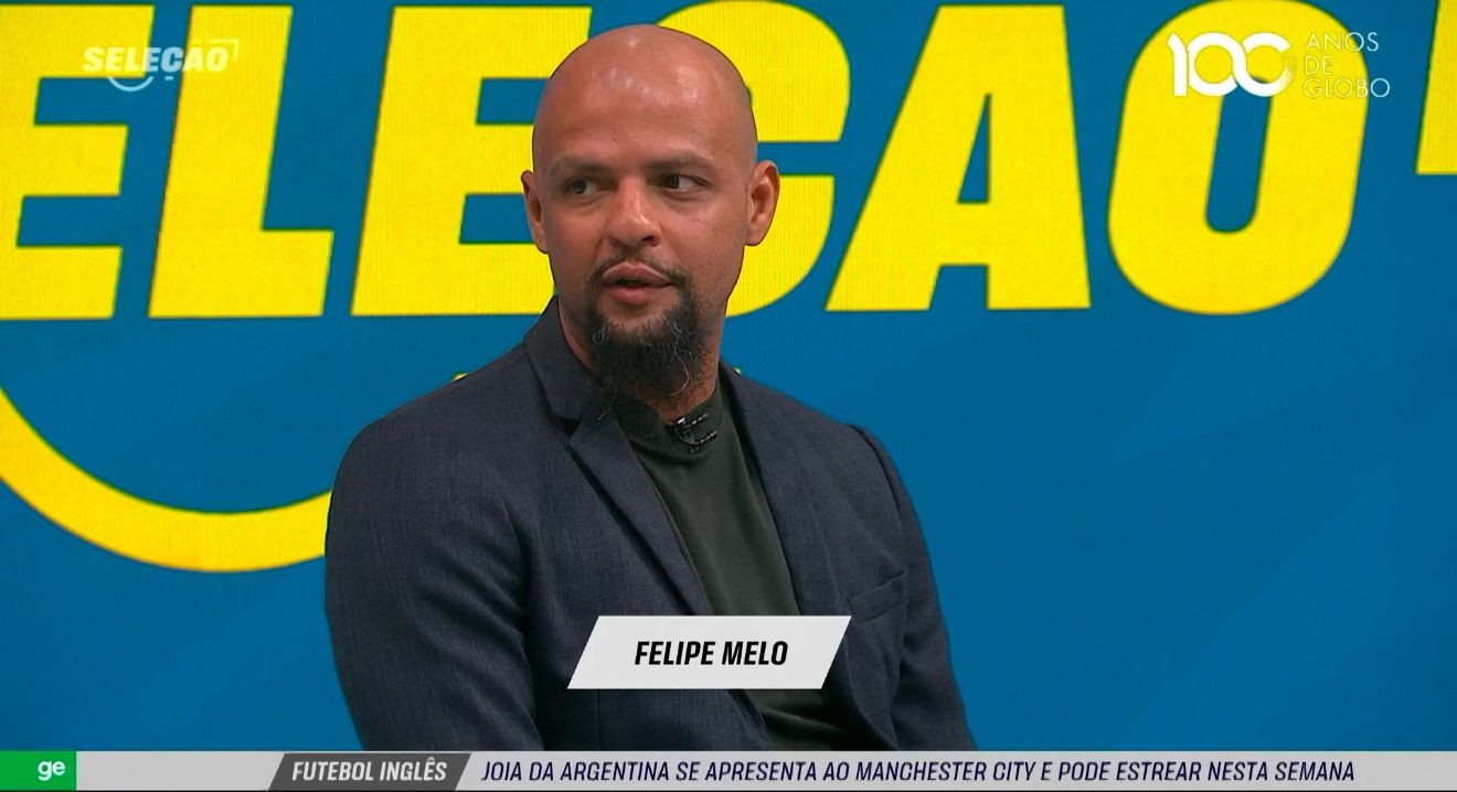 Diálogo entre Felipe Melo e Luighi do Palmeiras após episódio de racismo