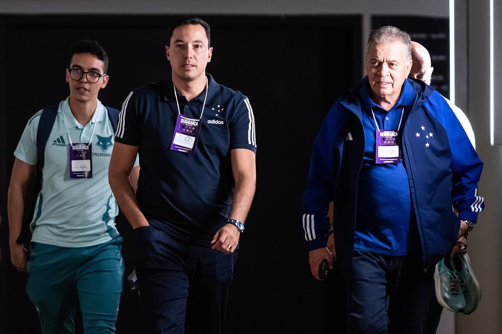 Pedro Júnio e Pelaipe, Cruzeiro — Foto: Gustavo Aleixo/Cruzeiro