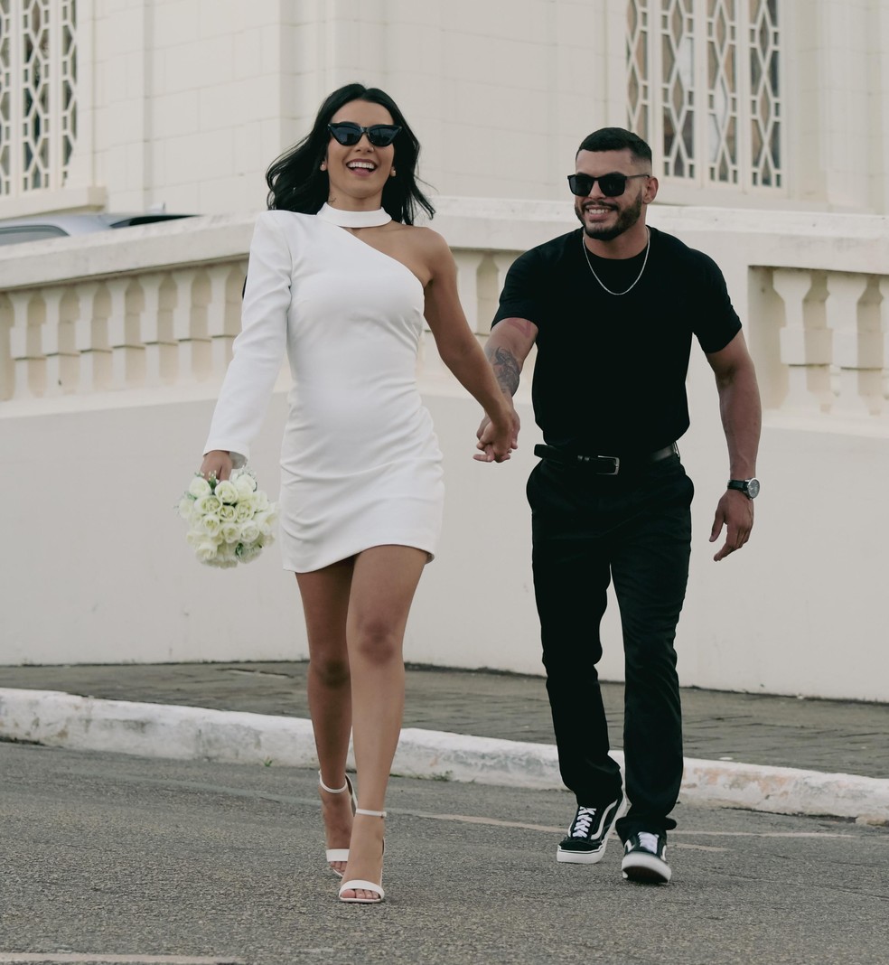 Sávio e Laura estão com casamento marcada para este ano  — Foto: Arquivo pessoal/Sávio Gomes