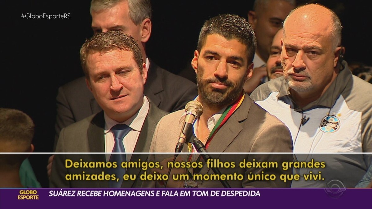 Eu vi Suárez: torcedores começam a se despedir de astro do Grêmio; veja reações