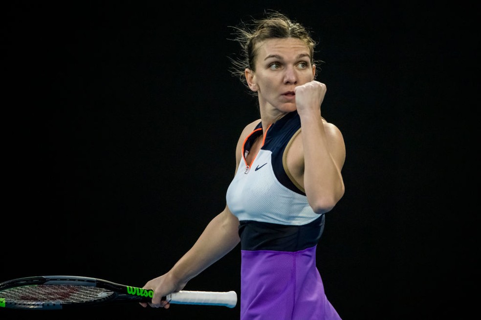 Simona Halep tem data para voltar ao tênis  — Foto: Jason Heidrich/Icon Sportswire via Getty Images
