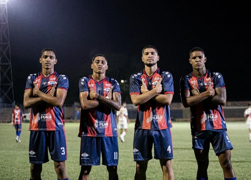 Piauí vence o River-PI por 4 a 1 no Piauiense Sub-20 — Foto: Reprodução