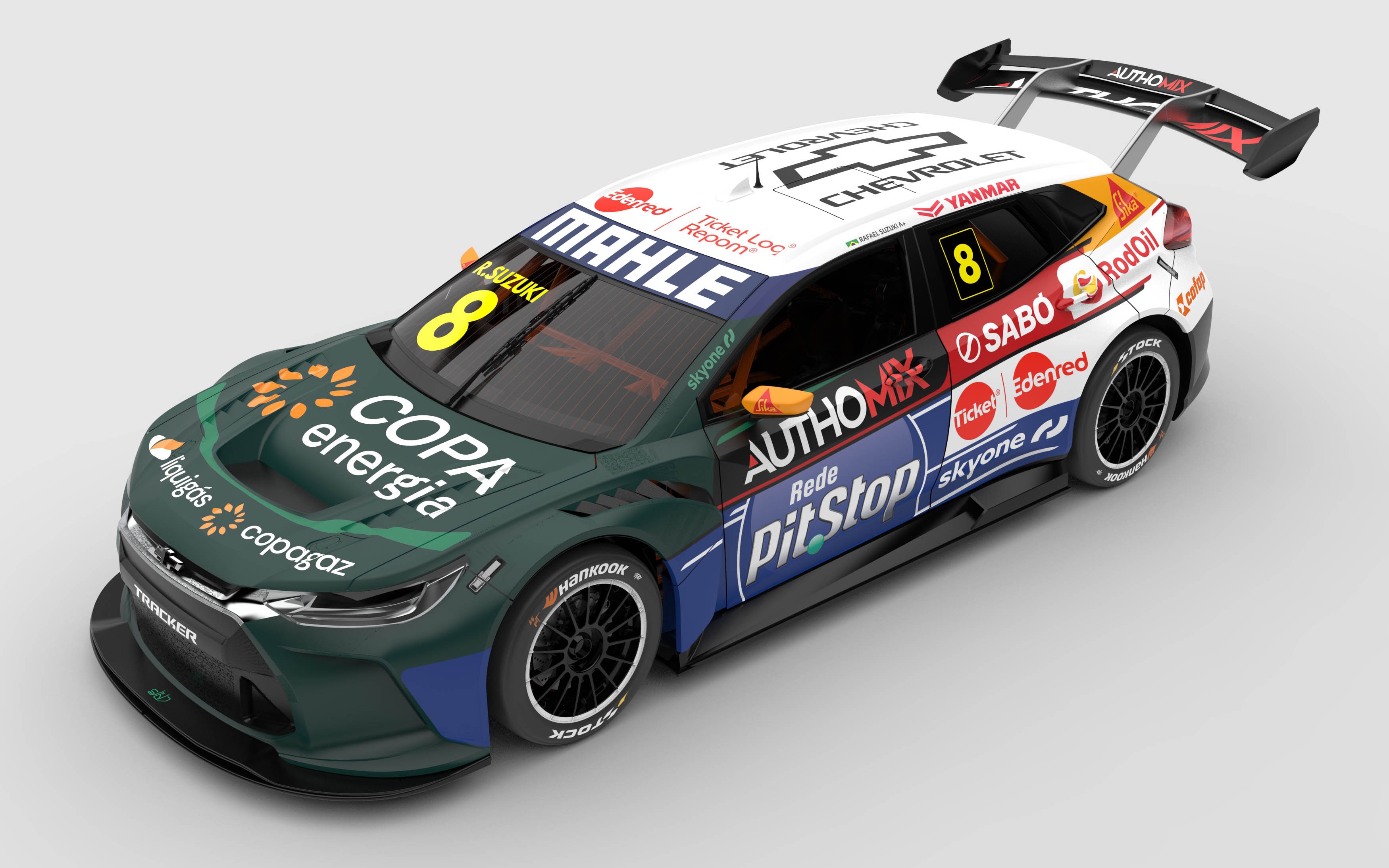 Stock Car: Rafael Suzuki apresenta layout do seu carro na TMG Racing | Ge