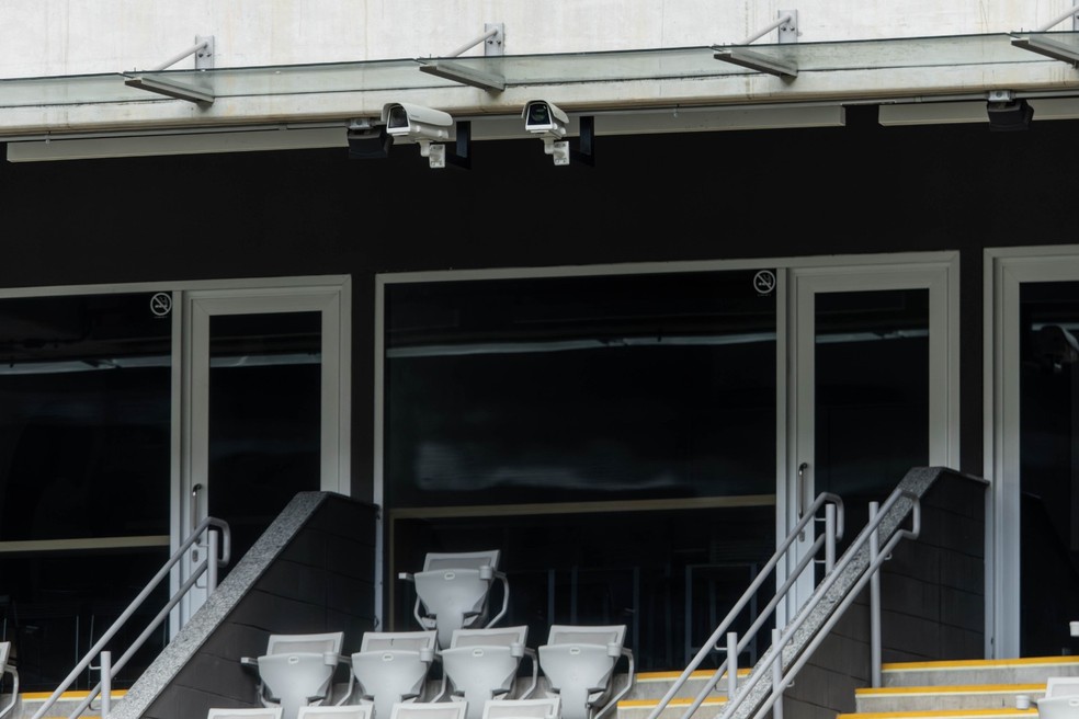 Câmeras de segurança da Arena MRV — Foto: Divulgação