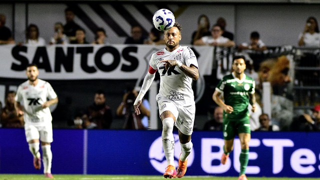 Neymar em Santos x Palmeiras