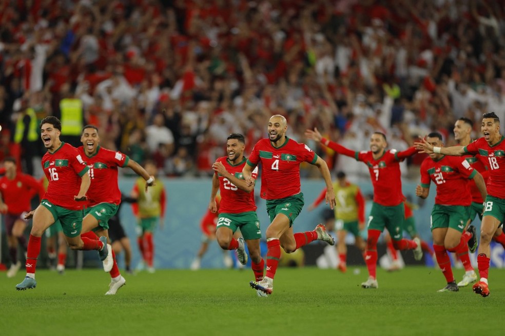 Marrocos é a seleção 'intrusa' nas quartas de final da Copa do