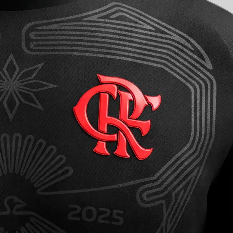 Camisa Urubu de Lima, vencedora de concurso do Flamengo � Foto: Divulga��o