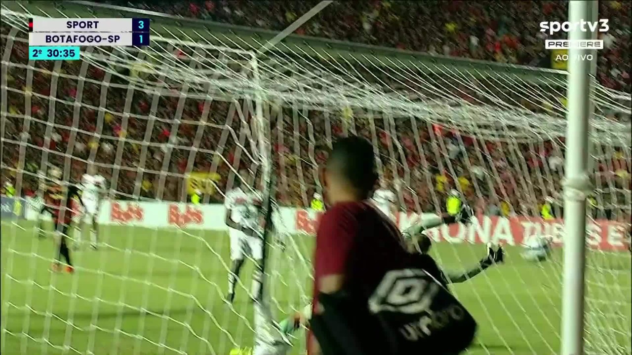 Sport 3 x 1 Botafogo-SP | Melhores momentos | 32ª rodada | Série B 2024