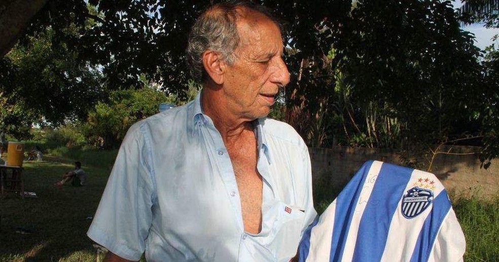 Aderbal Lana - Tricampeão do Norte com o São Raimundo — Foto: Arquivo pessoal