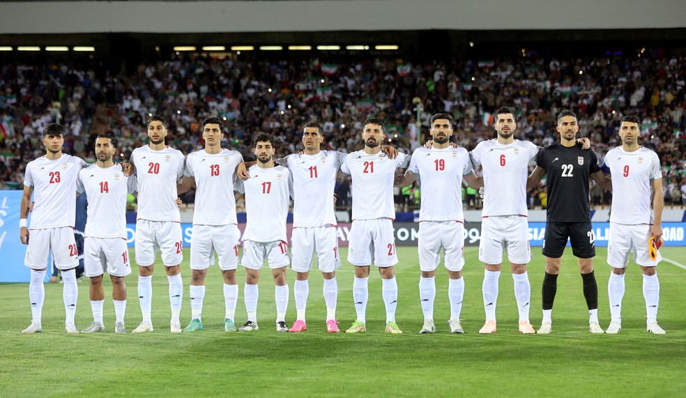 Seleção do Irã — Foto: Majid Asgaripour/WANA (West Asia News Agency) via REUTERS