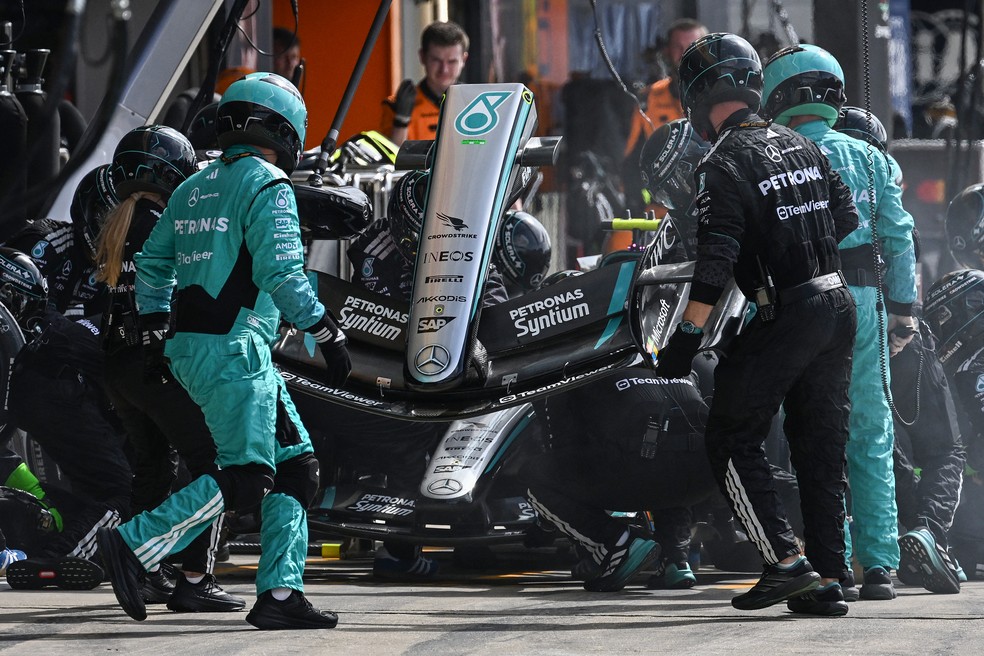 Troca de bico no carro de Kimi Antonelli em Silverstone
