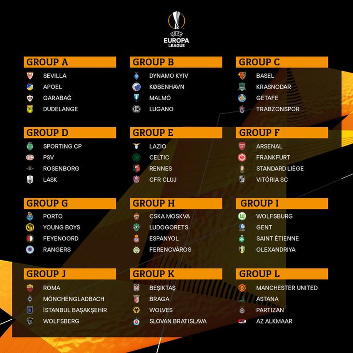Quantas equipas vao a hotsell liga europa 2019 2020