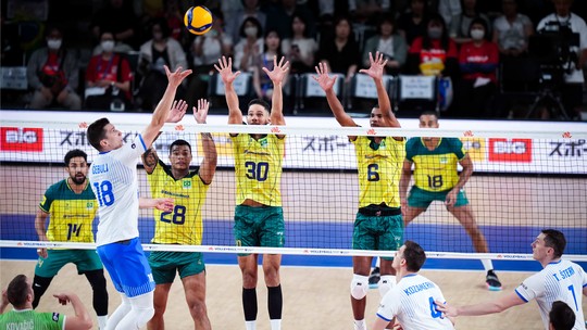 No tie-break, Brasil perde para a Eslovênia na Liga das Nações masculina - Foto: (Reprodução/Volleyballworld)