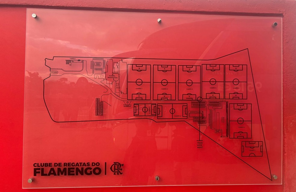 Campos do Ninho do Urubu, CT do Flamengo — Foto: Letícia Marques