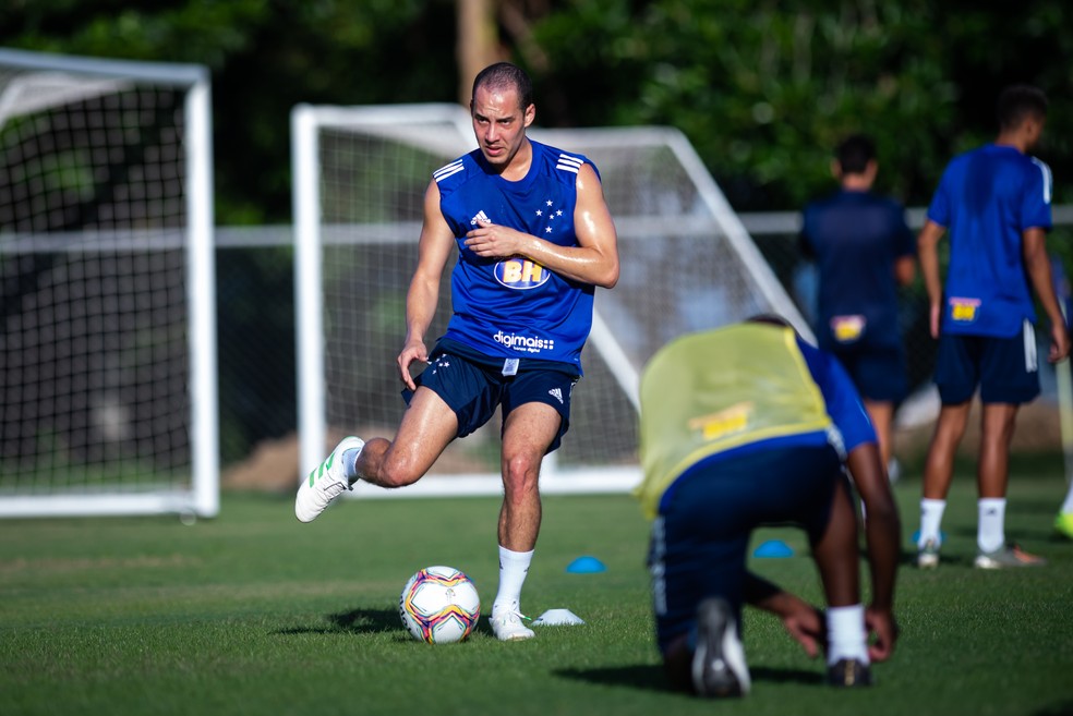 Rodriguinho durante treino do Cruzeiro, 06/01/2020 — Foto: Bruno Haddad/Cruzeiro
