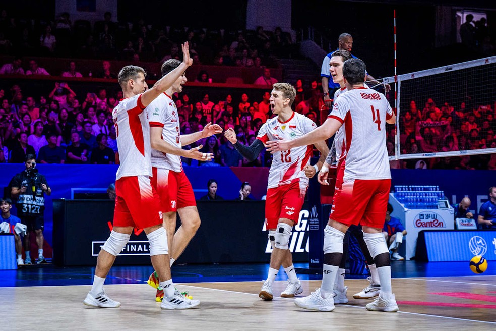 Polônia classificada para a final da Liga das Nações masculina — Foto: FIVB