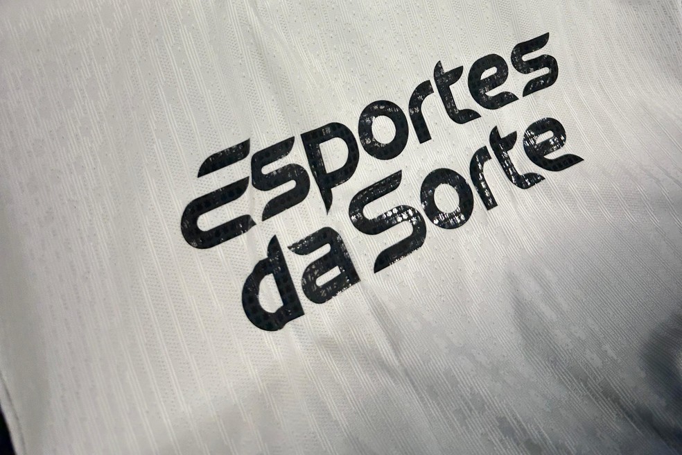 Camisa do Corinthians com patrocínio da Esportes da Sorte — Foto: Rodrigo Coca/Agência Corinthians