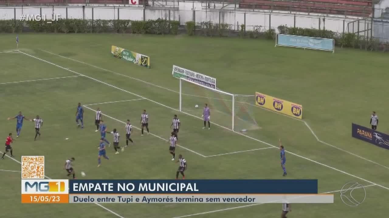Confira os gols de Tupi 1 x 1 Aymorés, pelo Módulo 2 do Mineiro