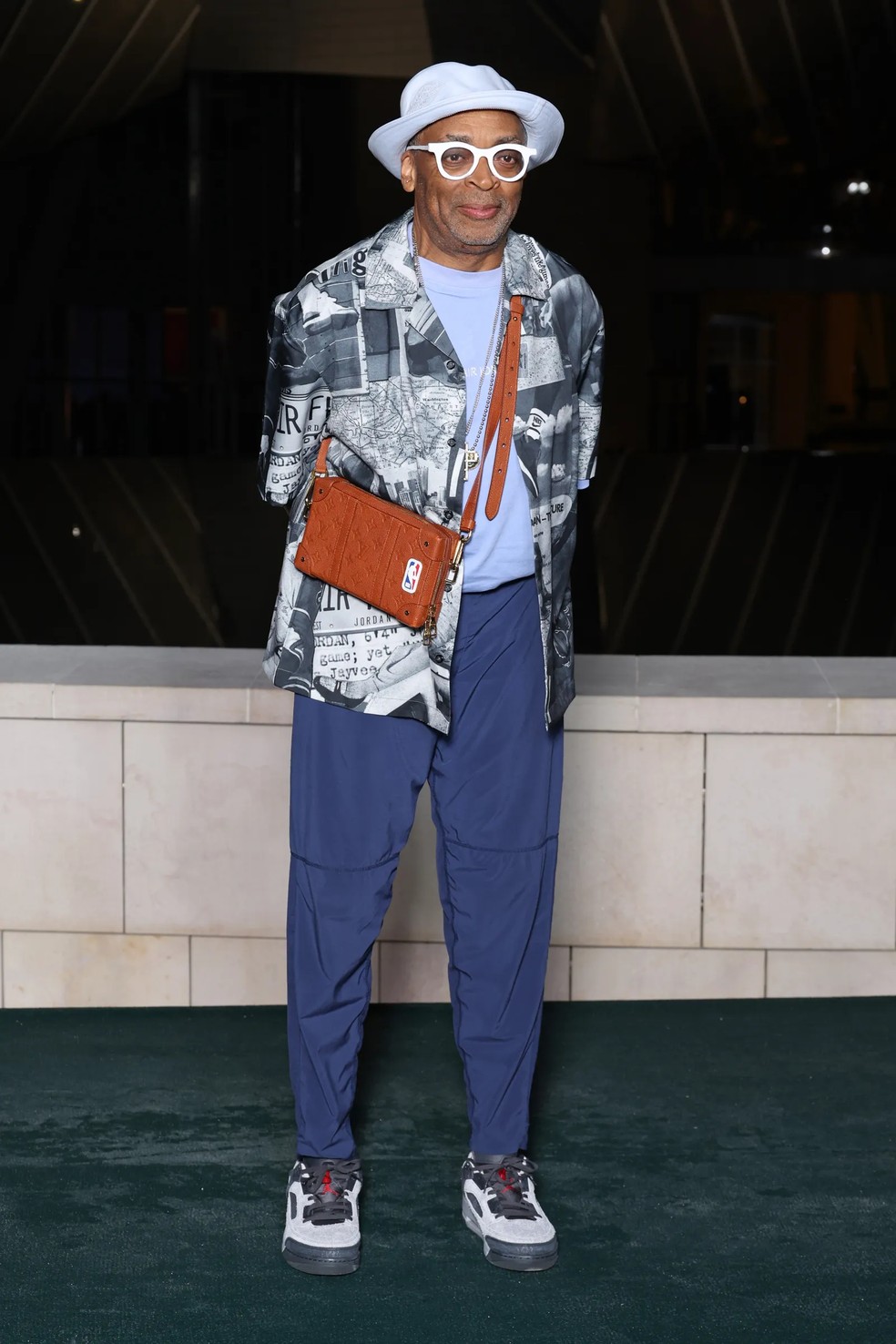 Spike Lee no Prel&uacute;dio dos Jogos Ol&iacute;mpicos de Paris 2024 &mdash; Foto: Pascal Le Segretain/Getty Images