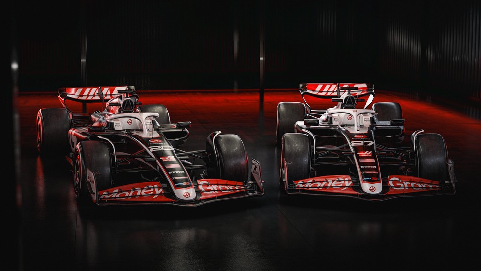 Haas revela VF-24, carro da temporada 2024 de F1 — Foto: Divulgação
