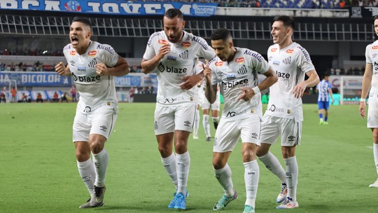 Santos vence Paysandu na abertura do returno e mantém ponta - Foto: (Fernando Torres/AGIF)