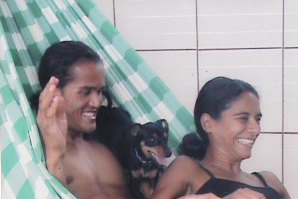 Jerusa Geber e o marido e treinador Luiz Henrique — Foto: Arquivo Pessoal