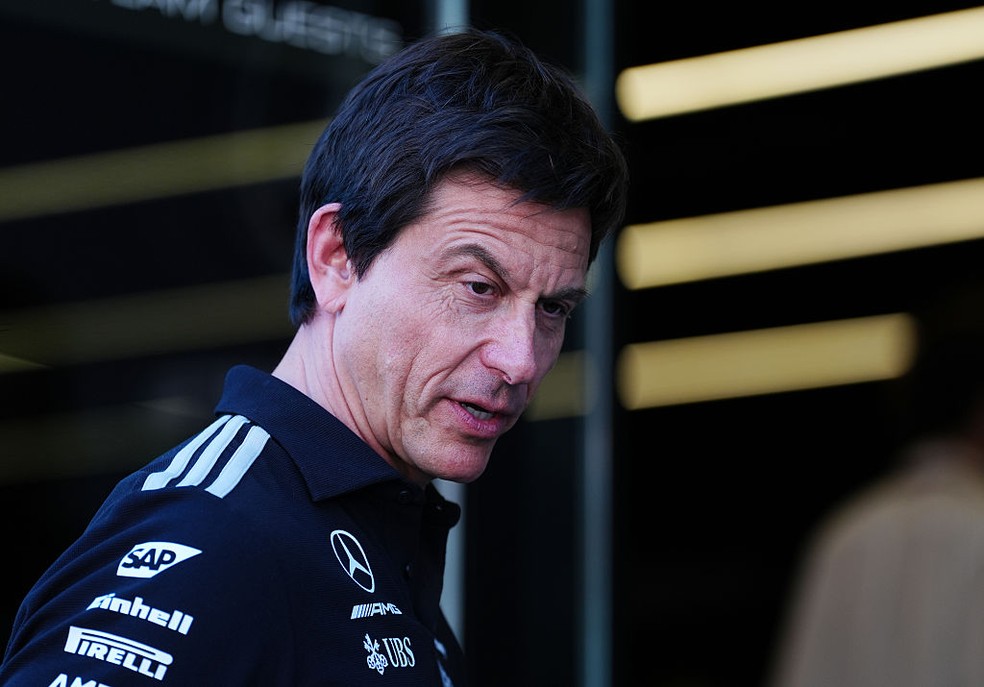 Toto Wolff no paddock do GP de Barcelona