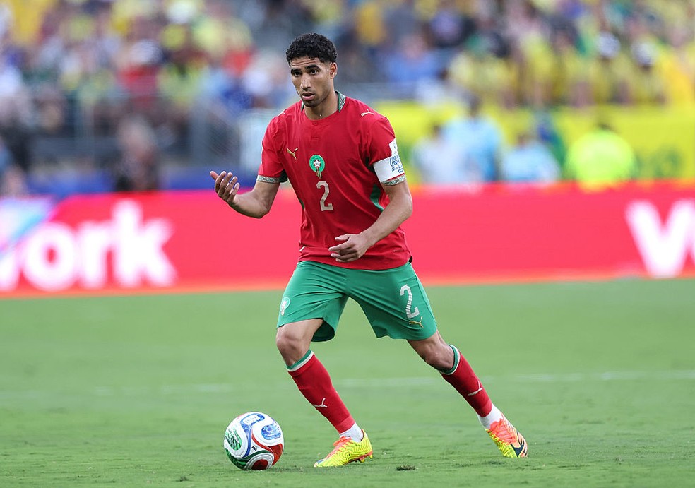 Achraf Hakimi em ação — Hakimi Copa do Mundo