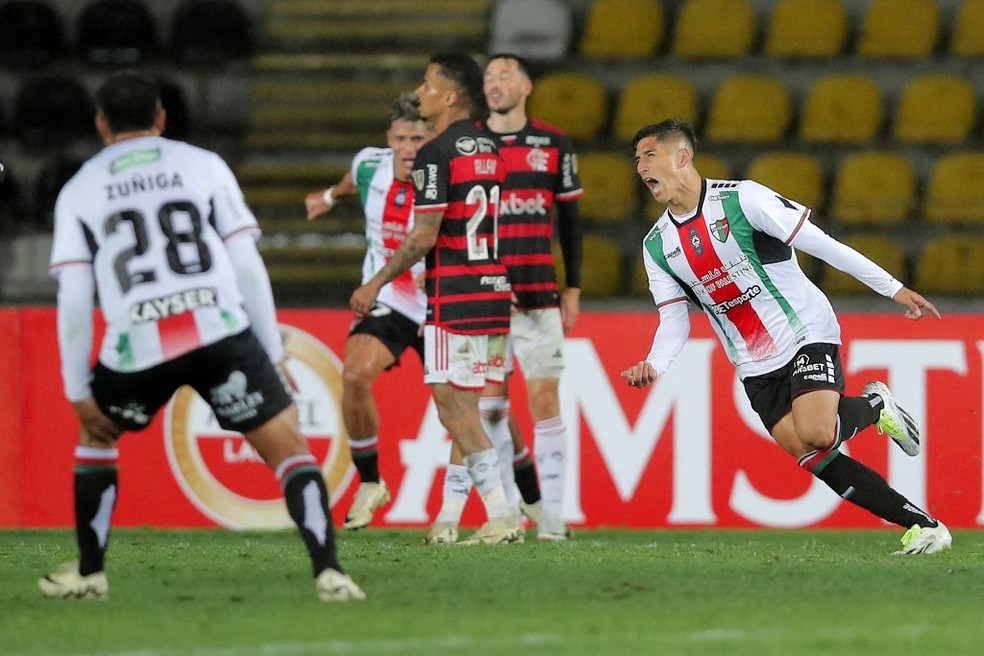 Flamengo; Palestino; Libertadores — Foto: Javier TORRES / AFP
