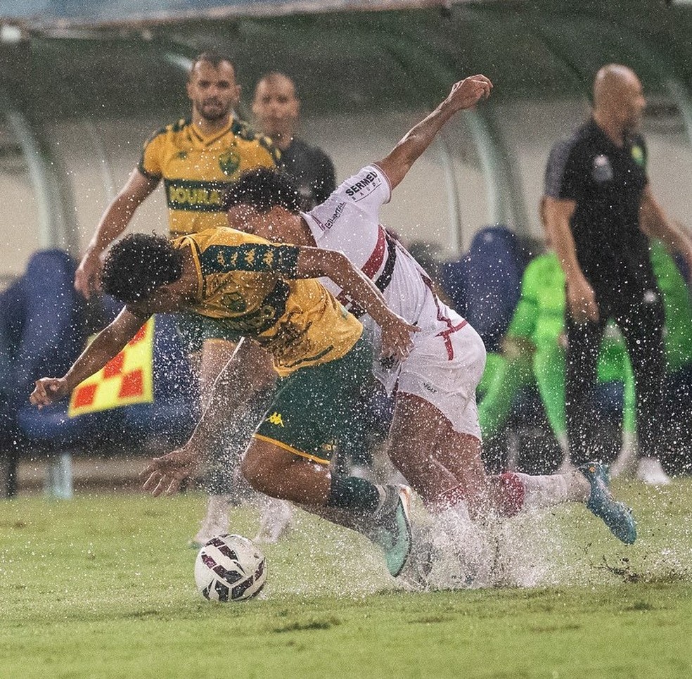 Cuiabá 1 x 1 Botafogo-SP - Série B 2026 — Foto: AssCom Dourado