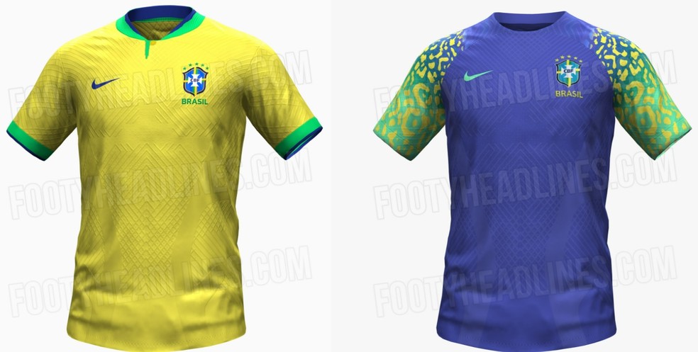 Site vaza a imagem das camisas da seleção brasileira para a Copa