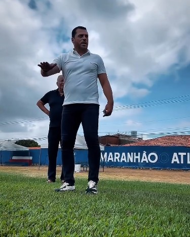 Maurício Copertino se reúne com diretoria e conhece estrutura do Maranhão