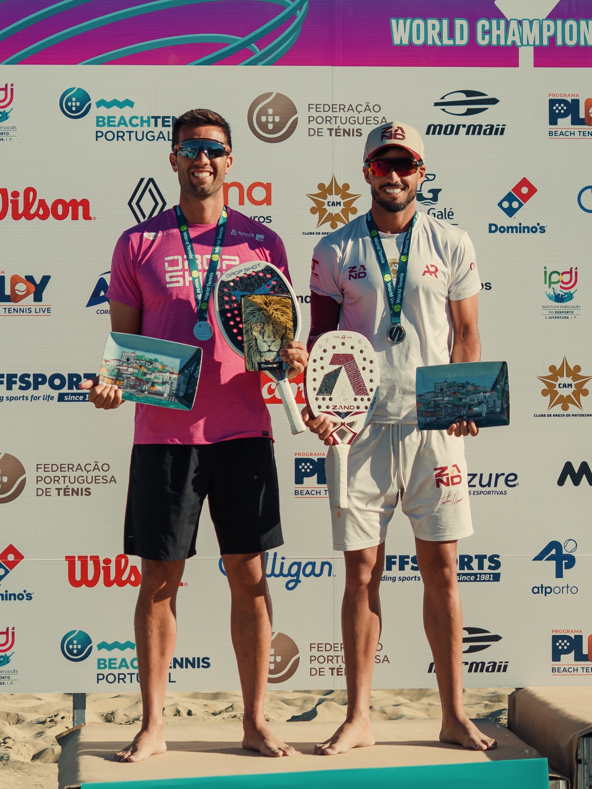 Allan Gomes conquista o vice-campeonato mundial de beach tennis em Portugal
