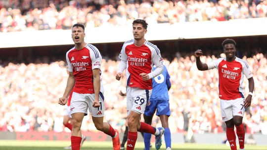 Gabriel Martinelli celebra volta à Seleção e ótima atuação pelo Arsenal na Premier League