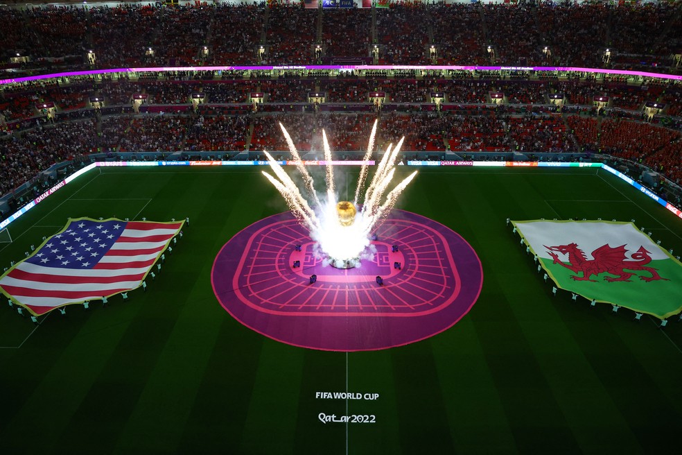 Estdio Ahmad Bin Ali antes de Estados Unidos x Pas de Gales  Foto: REUTERS/Fabrizio Bensch