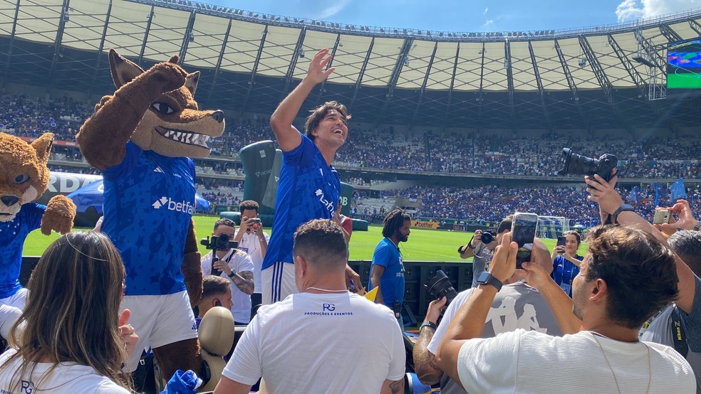 Marcelo Moreno em despedida pelo Cruzeiro