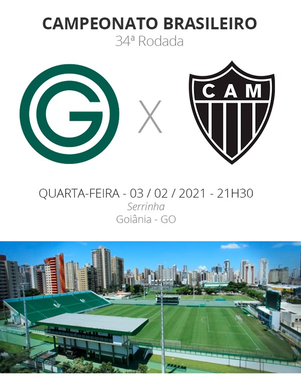 Atlético-MG terá desfalques importantes para jogo contra o Goiás