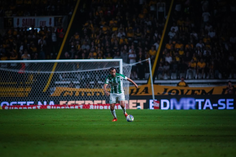 Nenê foi titular do Juventude no retorno à elite — Foto: Fernando Alves/Juventude