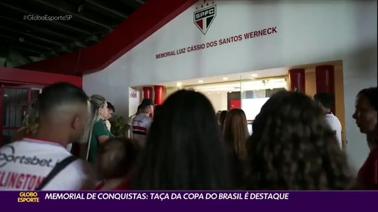 Memorial de Conquistas do São Paulo tem destaque pra taça da Copa do Brasil