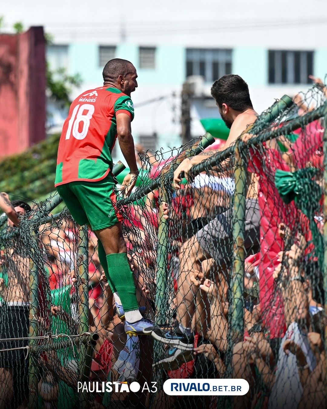 Gol do título da Portuguesa Santista causa queda de alambrado na final do Campeonato Paulista A3