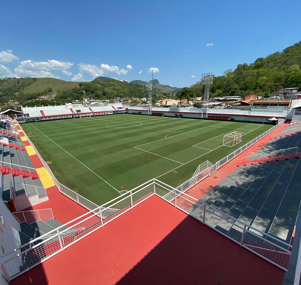 Estádio Almeidão, em Tombos — Foto: Victor Souza/Tombense