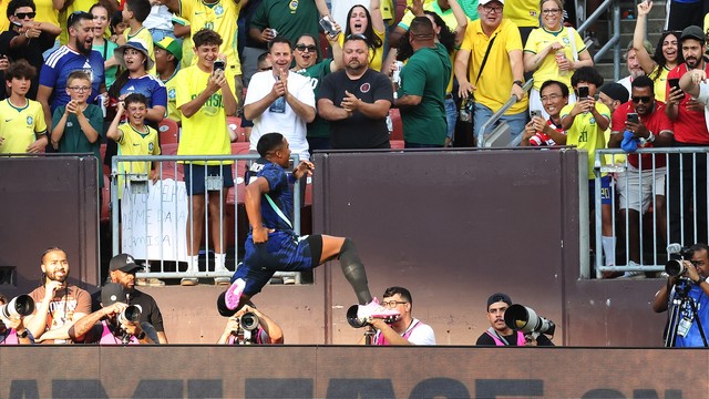 Endrick gol Brasil Egito amistoso Seleção