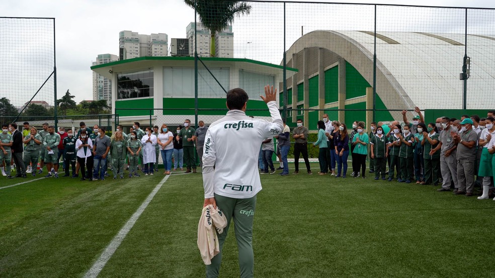 Abel Ferreira, treinador do Palmeiras — Foto: Cesar Greco/Palmeiras